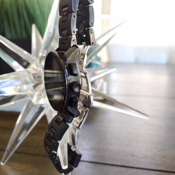 {SOLD} Authentic Movado Bold All Black Chronograph Watch Women's 40mm - Picture 5 of 8